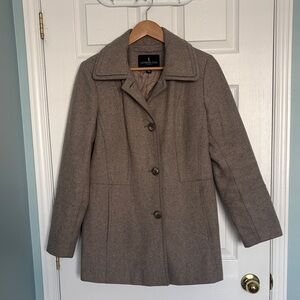 London Fog wool blend pea coat